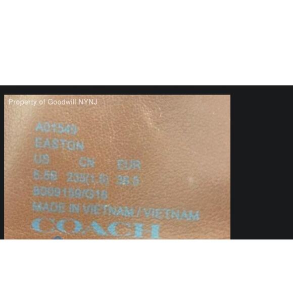 Coach Brown Leather Easton Boot Size 6.5 - Picture 2 of 6